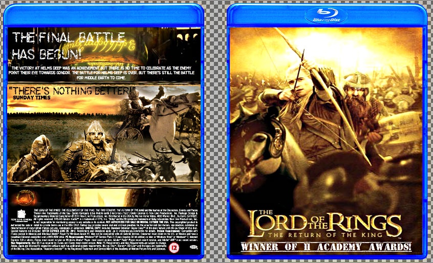 The Lord of the Rings: The Return of the King box cover