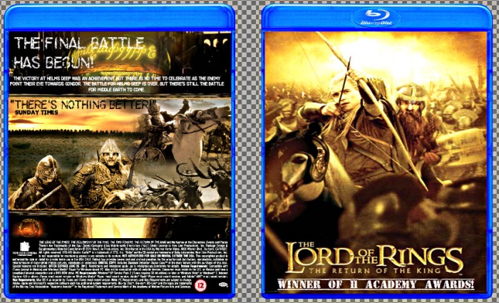 The Lord of the Rings: The Return of the King box art cover