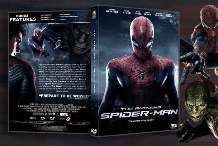 the amazing spiderman dvd cover
