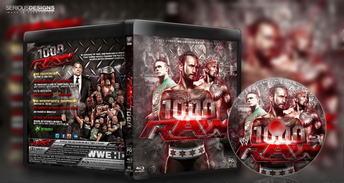 WWE Raw 1000 box art cover