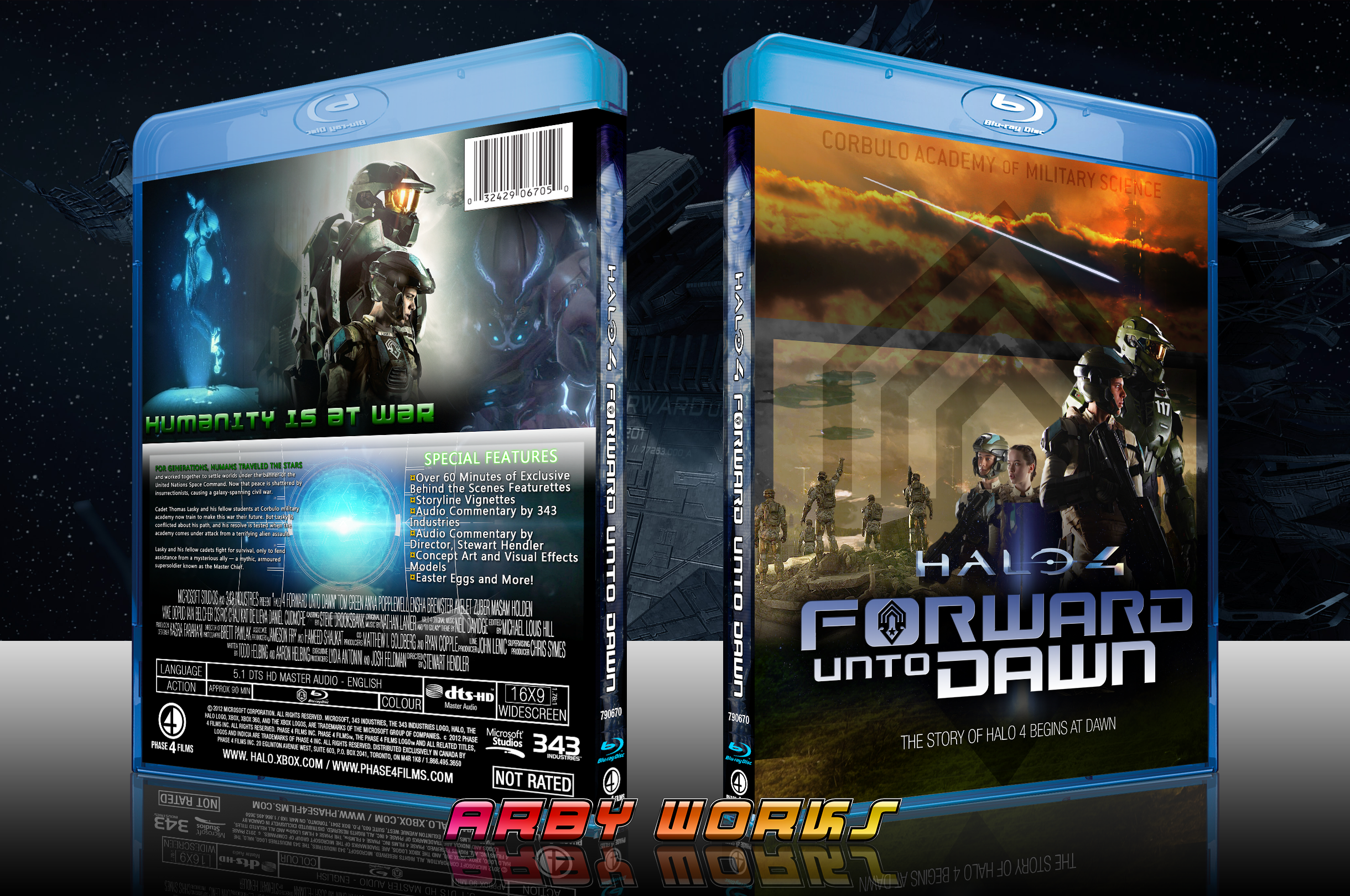 Halo 4: FORWARD UNTO DAWN box cover