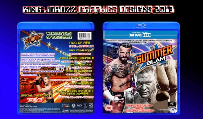 WWE Summerslam 2013 box art cover
