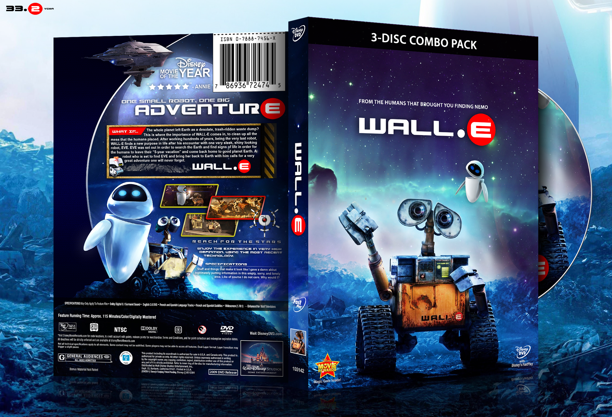 Wall E Movies Box Art Cover By Martiniii332