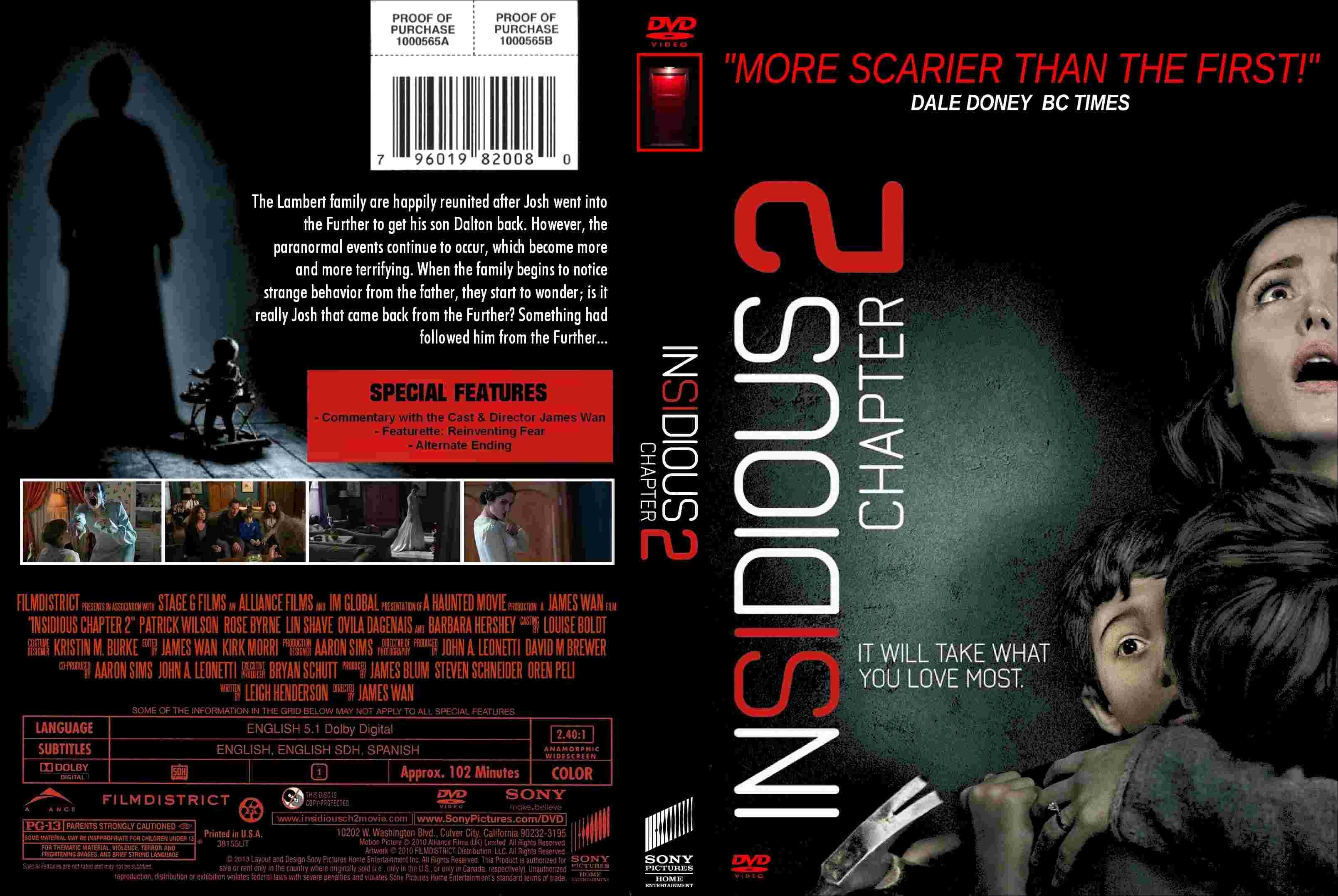 Insidious: Chapter 2 box cover