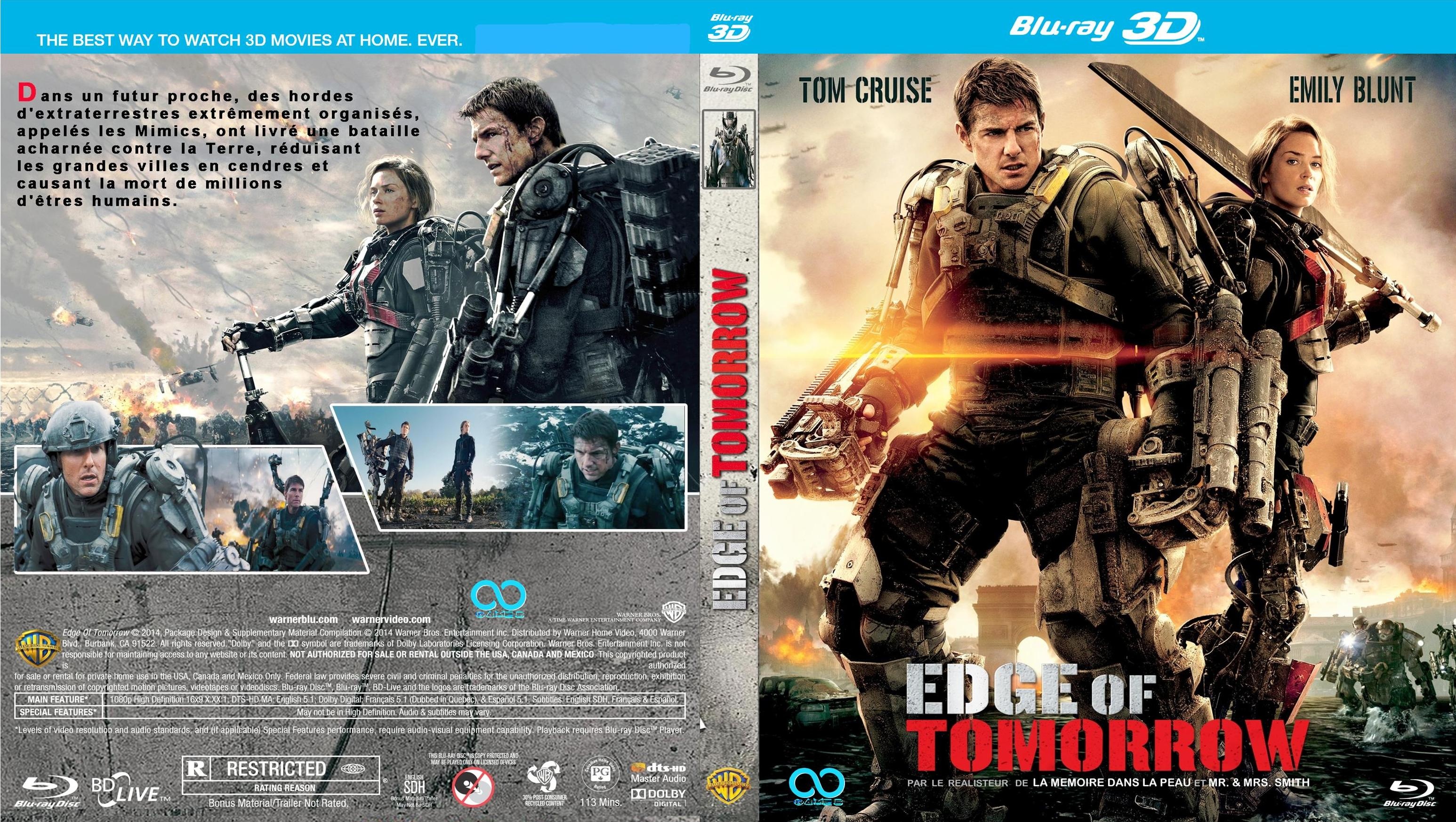 Viewing full size Edge Of Tomorrow box cover