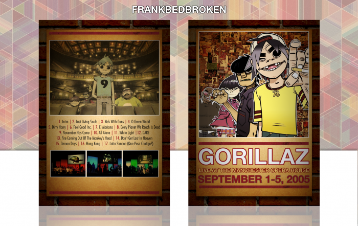 Gorillaz - Live At The Manchester Opera House box art cover