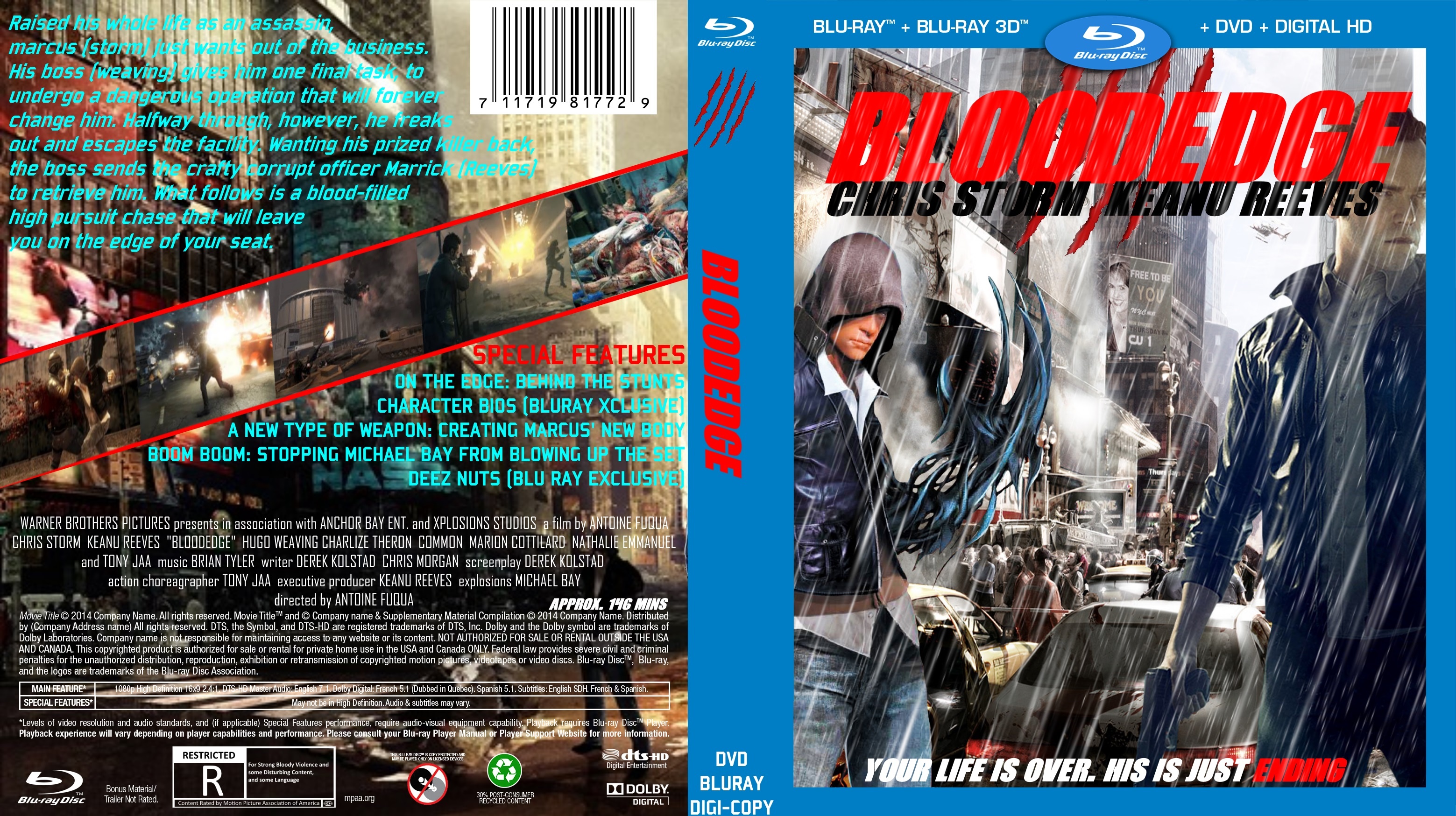 BloodEdge (Movie) box cover