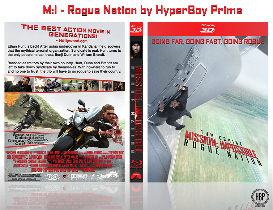 Mission: Impossible - Rogue Nation box cover