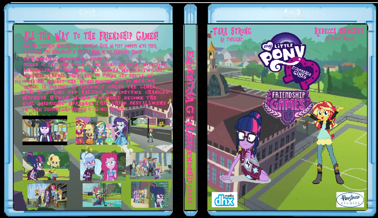 Viewing full size MLP Equestria Girls Friendship Games box cover