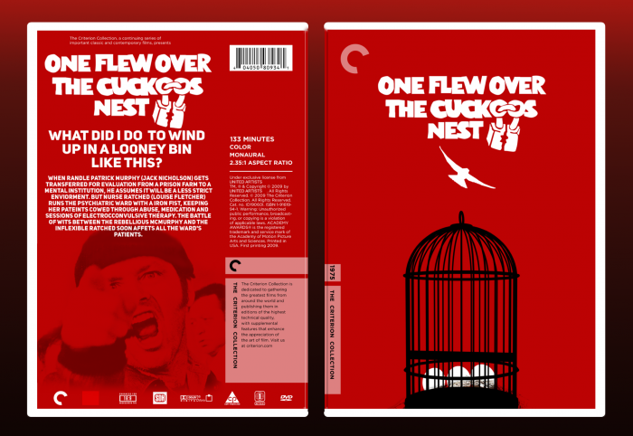 One Flew over the Cuckoos Nest box art cover