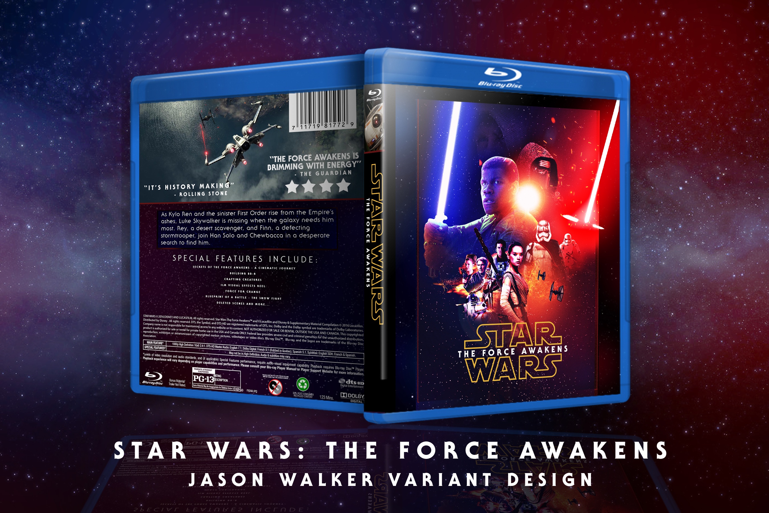 Viewing Full Size Star Wars The Force Awakens Box Cover 