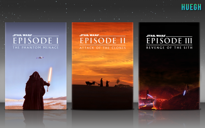 Star Wars - The Prequel Trilogy box art cover