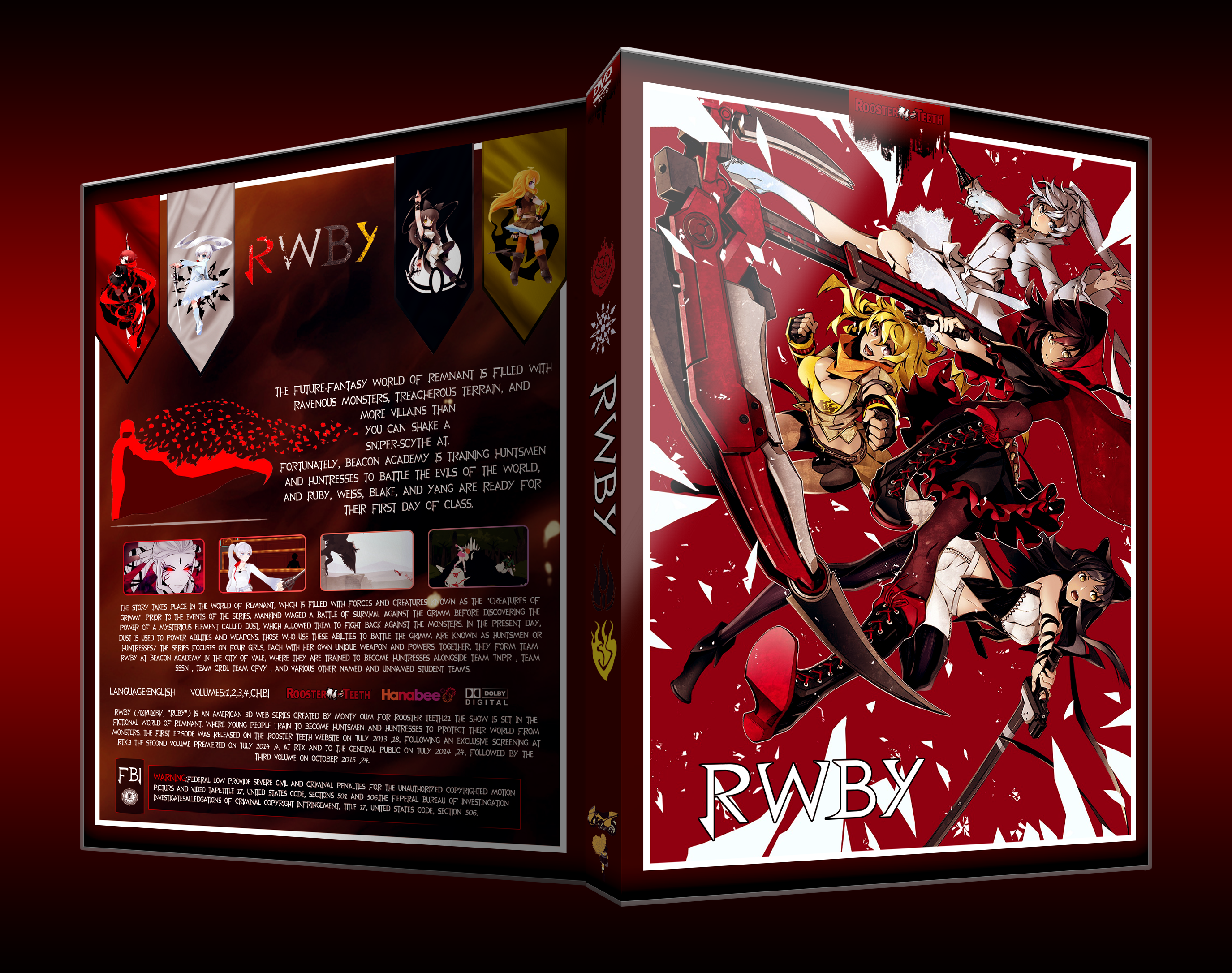 RWBY box cover