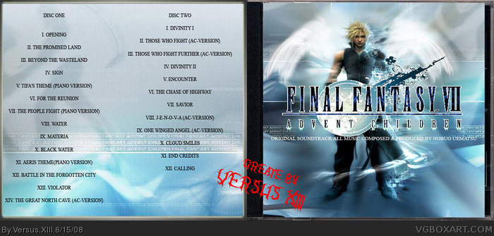 Final Fantasy VII: Advent Children OST box art cover