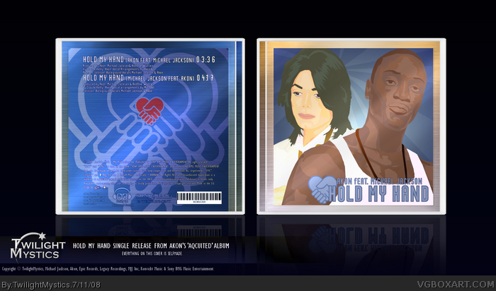 Hold My Hand -Single (Akon Feat. Michael Jackson) box art cover