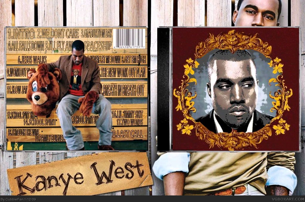 Kanye West: The College Dropout box cover