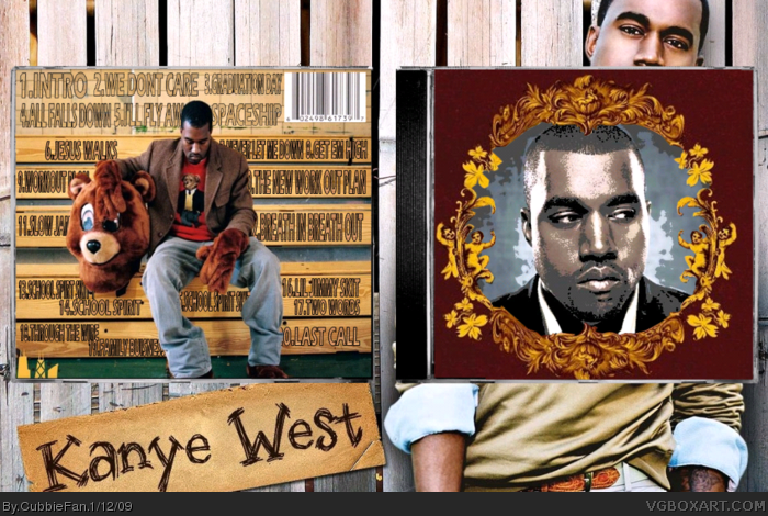 Kanye West: The College Dropout Music Box Art Cover by CubbieFan