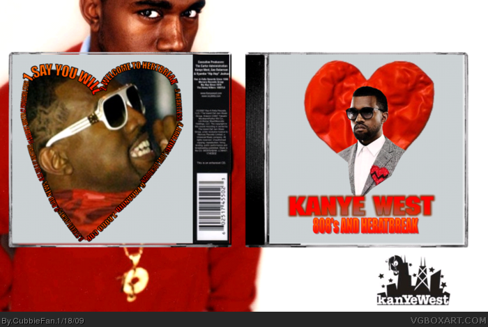 Kanye West: 808's and Heartbreak box art cover