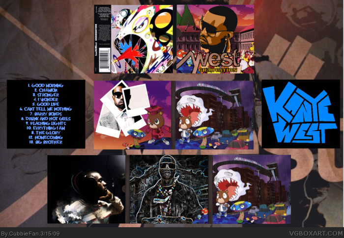 Kanye West: Graduation box art cover