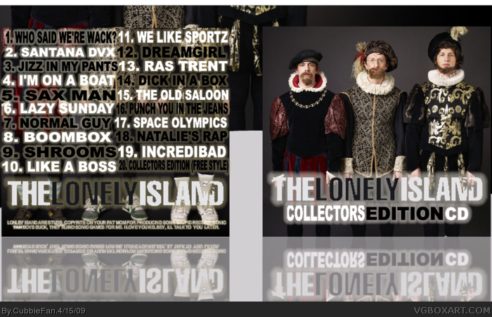 The Lonely Island: Incrediad Collectors Edition box art cover