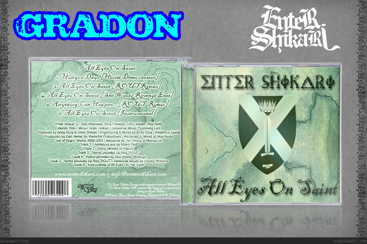 Enter Shikari: All Eyes On The Saint box cover