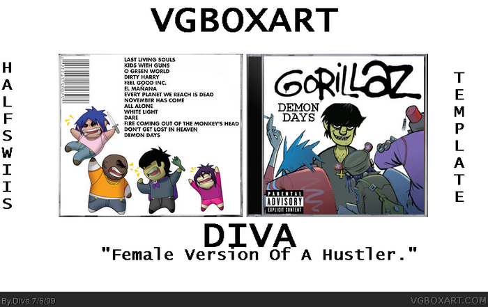 Gorillaz box art cover