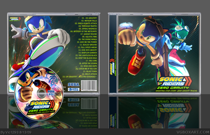 Sonic Riders: Zero Gravity Tracks box art cover