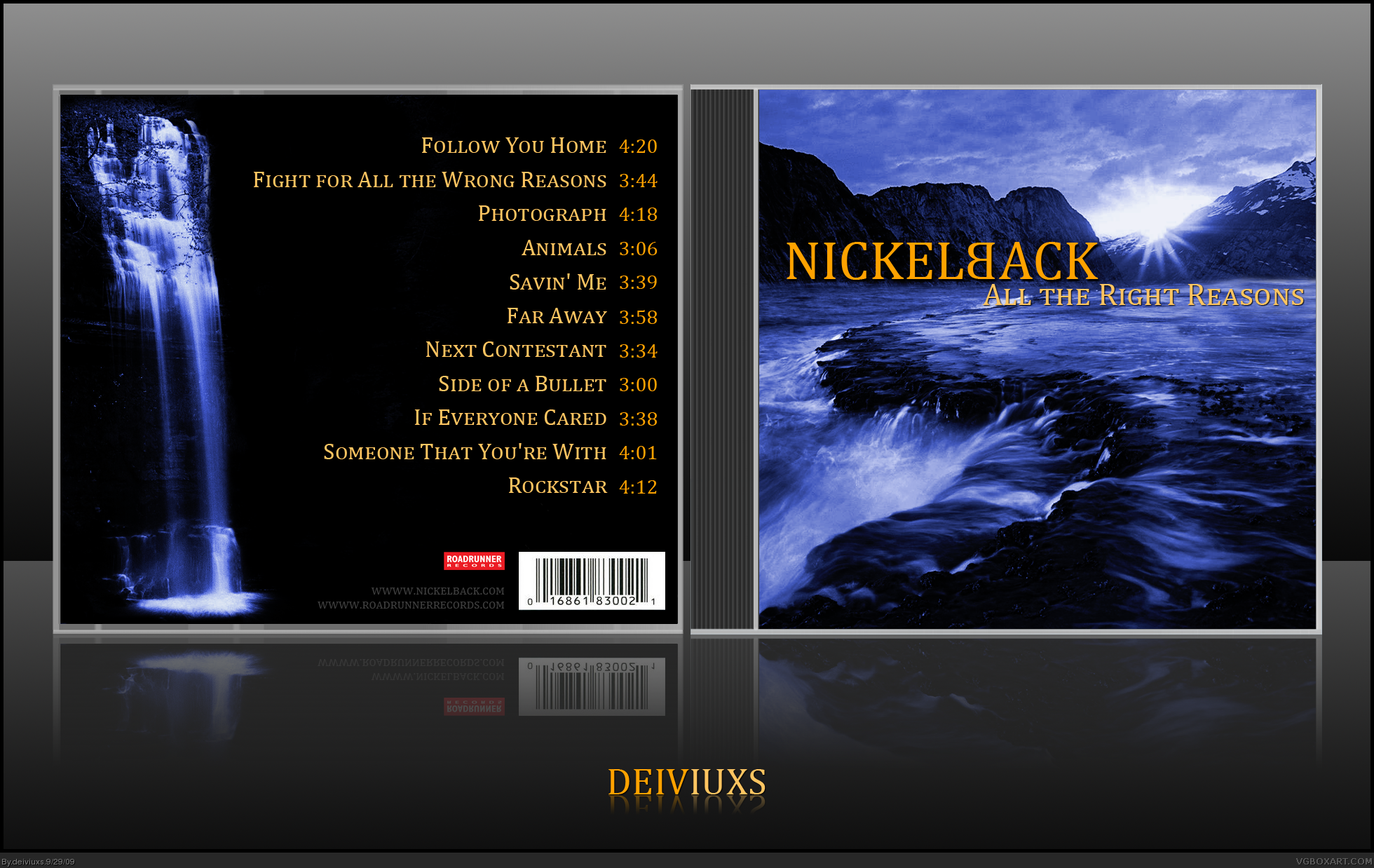 Nickelback - All the Right Reasons box cover