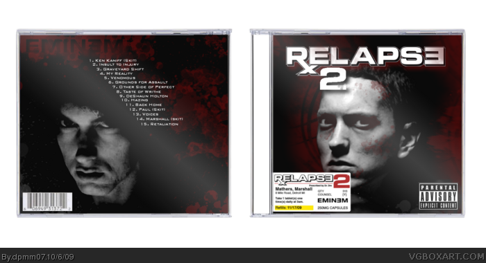 Eminem: Relapse 2 box art cover