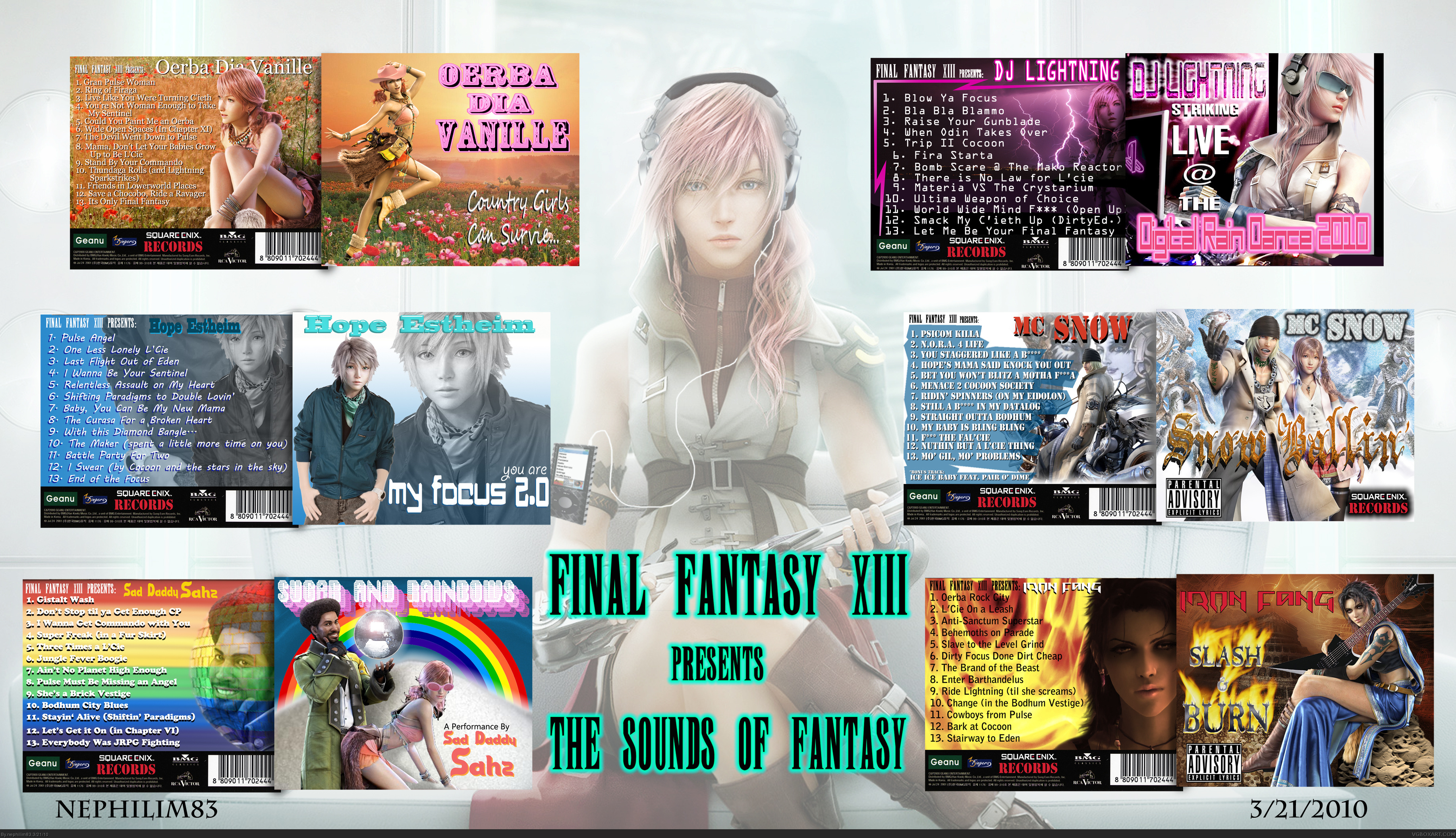 Final Fantasy XIII - The Sounds of Fantasy box cover