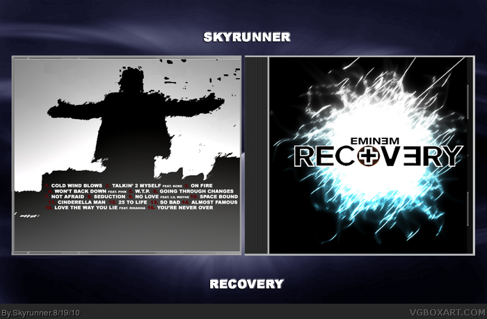 Eminem Recovery Music Box Art Cover By Skyrunner