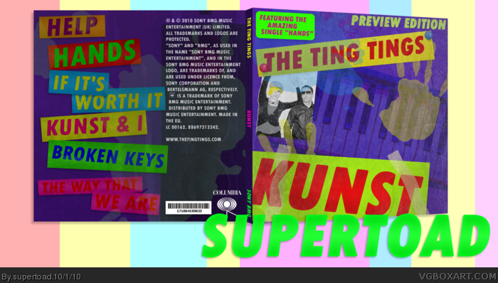 The Ting Tings - Kunst box art cover