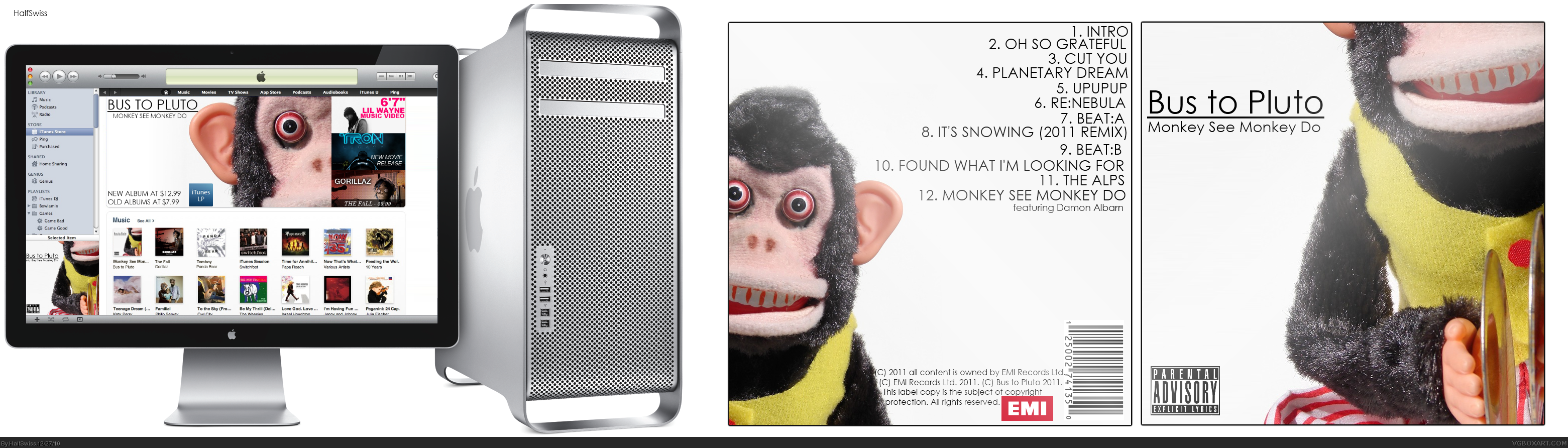 Bus to Pluto: Monkey See Monkey Do box cover