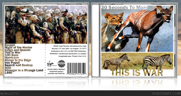Thirty Seconds to Mars - This Is War box art cover