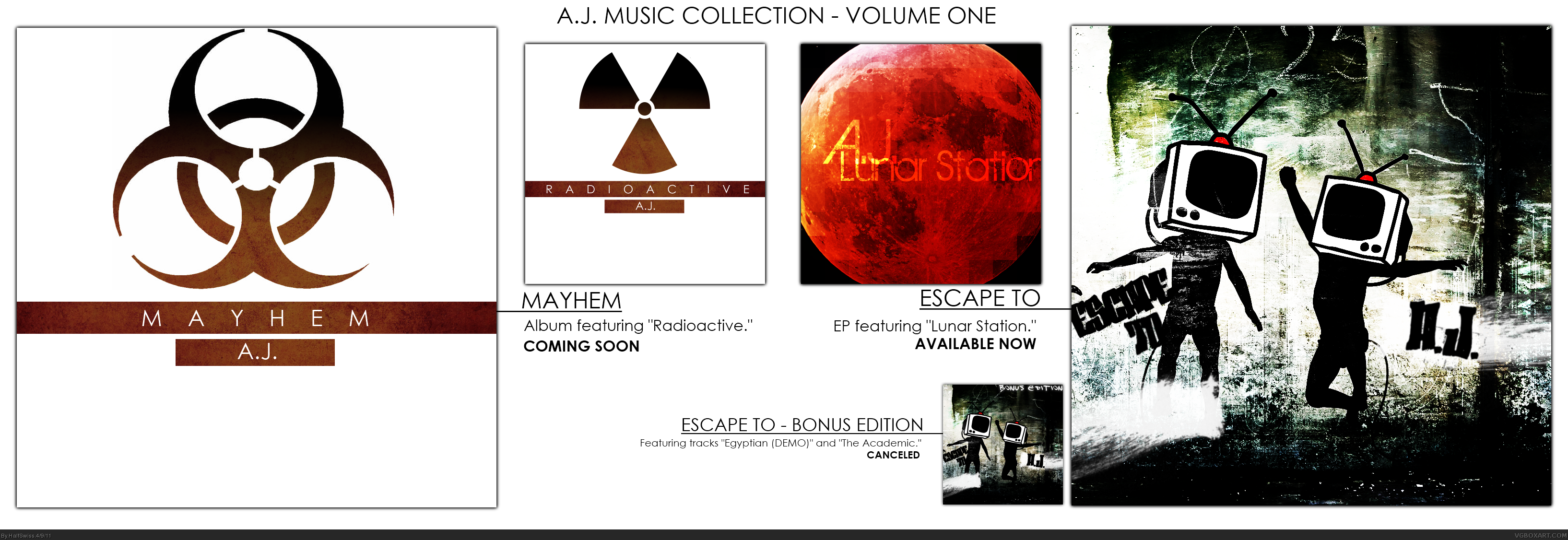 A.J. Music Collection - Volume 1 box cover