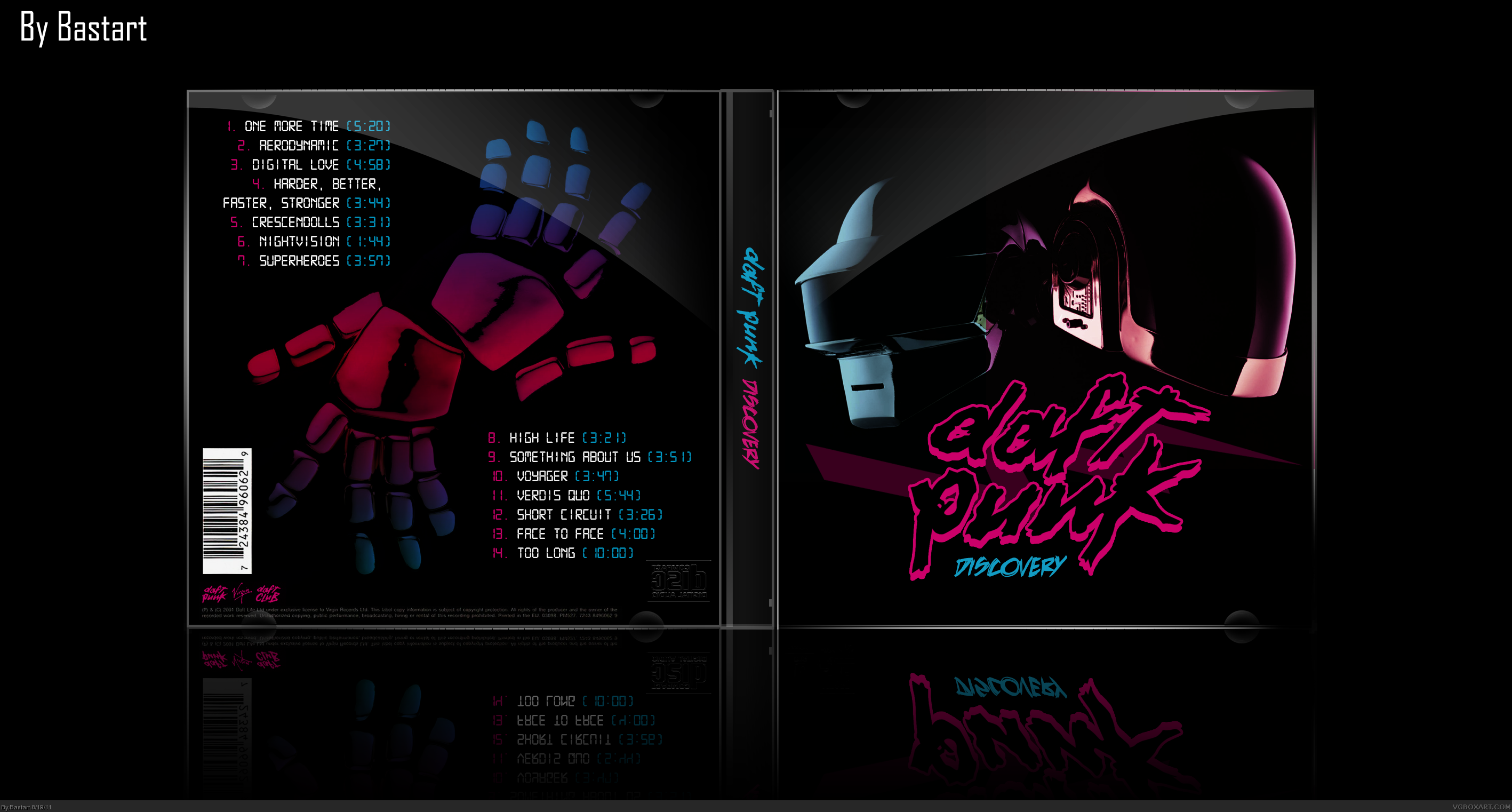 Daft Punk: Discovery box cover