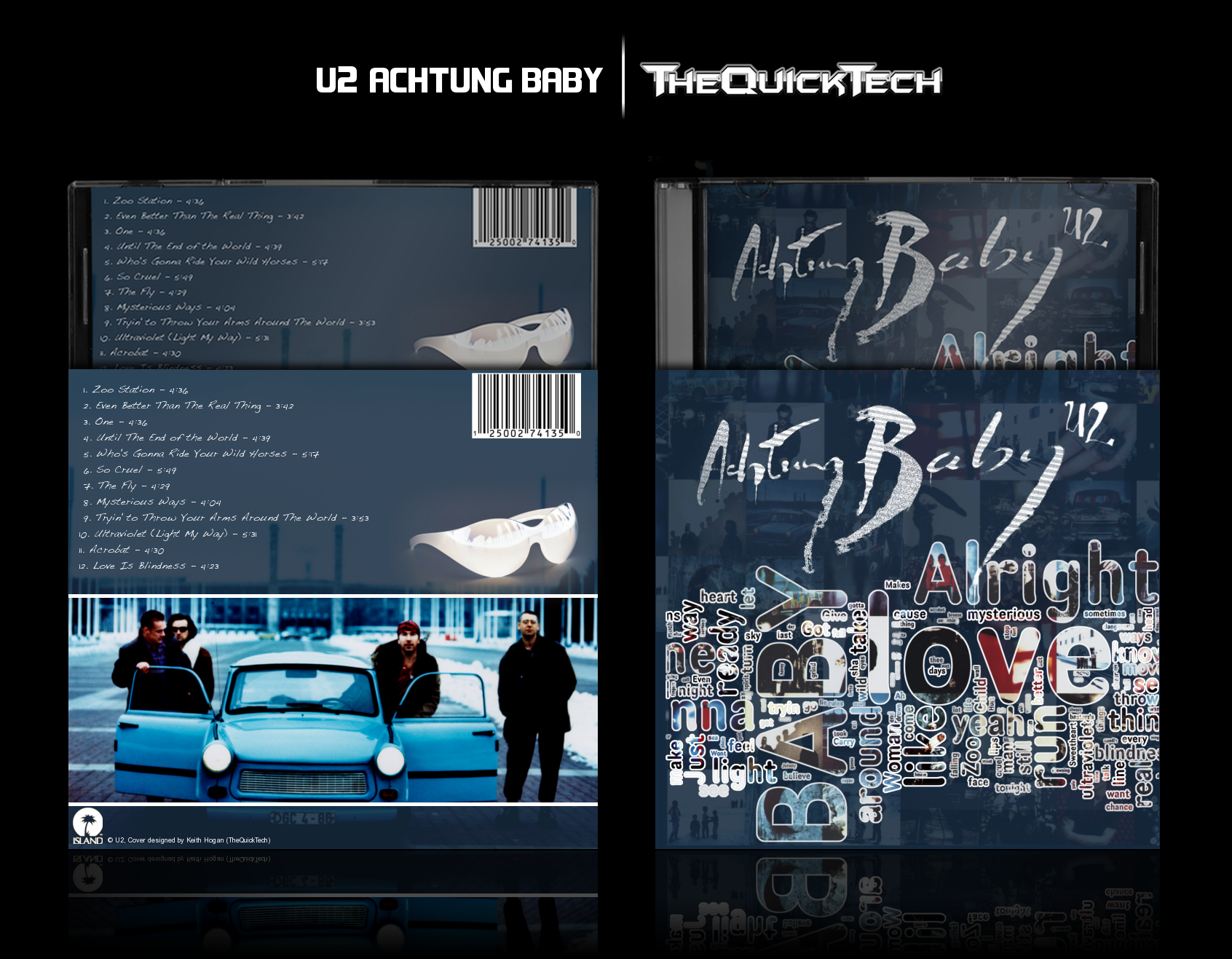 Viewing Full Size U2 - Achtung Baby Box Cover