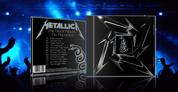 Metallica The Black Album Music Box Art Cover By Robert9694