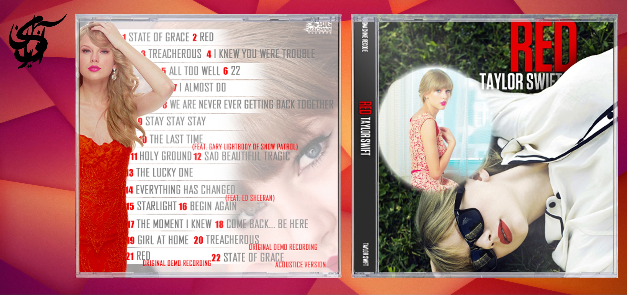 Taylor Swift : RED (Deluxe) box cover
