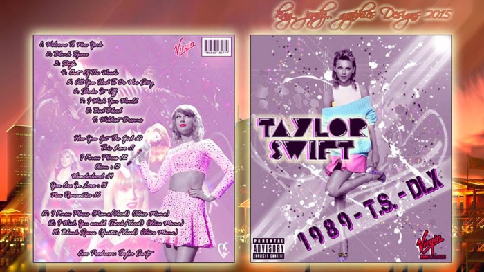 Taylor Swift 1989 Deluxe Edition Music Box Art Cover By