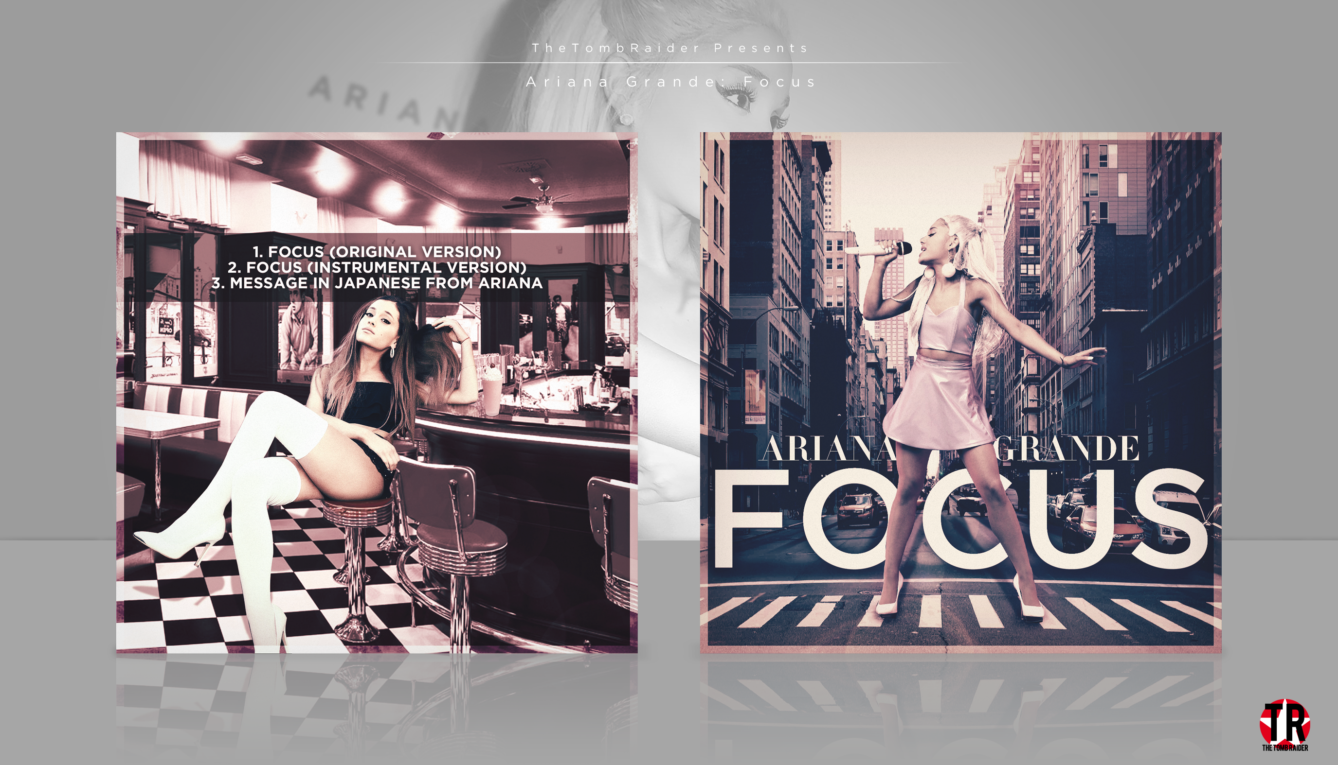 Focus - Ariana Grande box cover. 