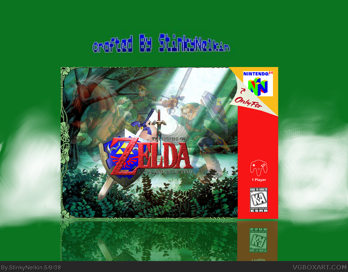 The Legend of Zelda: Ocarina of Time Collector's Edition GameCube Box Art  Cover by Sonic the Hedgehog