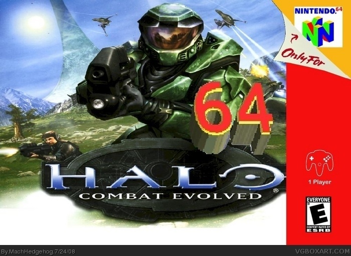 Halo 64 Nintendo 64 Box Art Cover by 