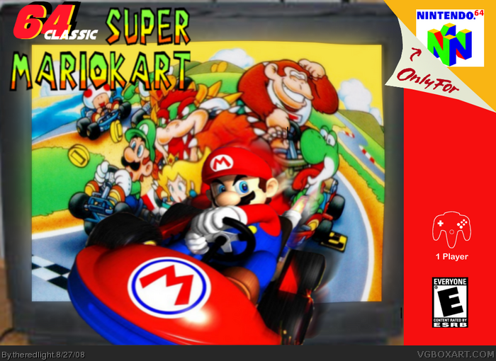 64 Classic: Super Mario Kart box art cover