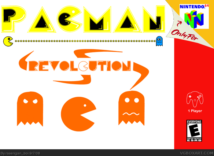 PacMan Revolution box art cover