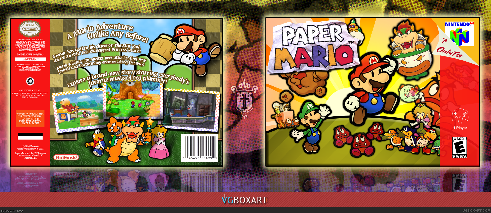 Nintendo 64 перевод. Paper Mario n64. Paper Mario обложка. Paper Mario GAMECUBE обложка. Пейпер Марио на Нинтендо 64.