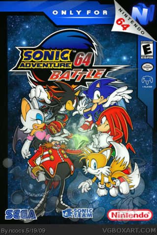Sonic Adventure 64 Battle box art cover