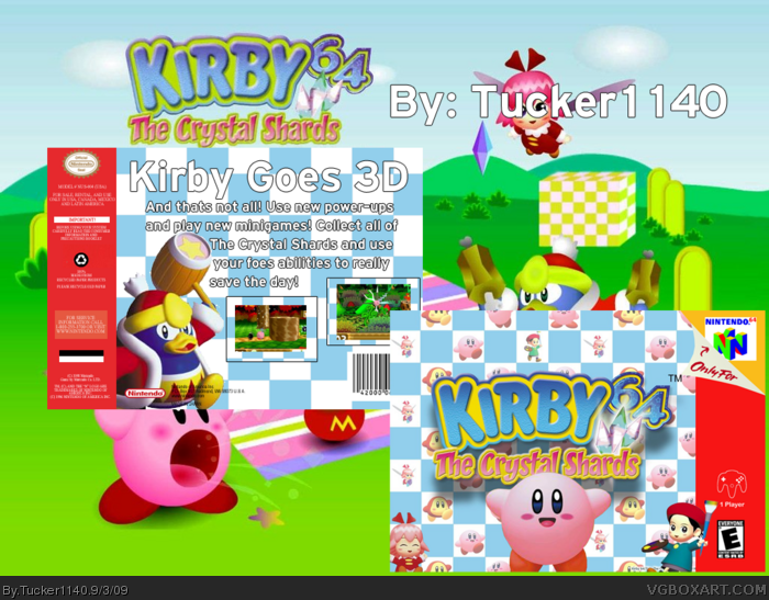 Bam Box Exclusive Kirby 64: The Crystal Shards 8x10 Art Print #39/2500 Gamer
