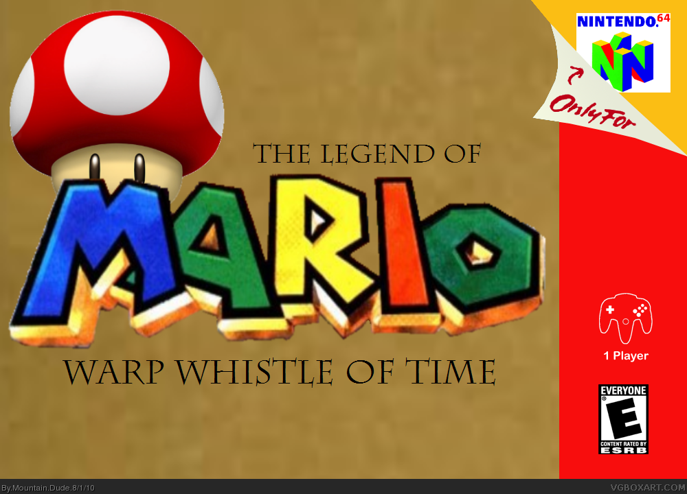The Legend Of Mario: Warp Whistle Of Time box cover