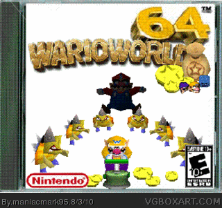 WarioWorld64 box cover